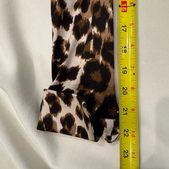 Diane Von Furstenburg Leopard Silk Jersey Print Wrap Dress
